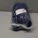 Wolf Essentials Microbead Bolster Tube Travel Pillow - Compact Neck Roll Pillow for Airplane, Car, or Home - Soft Lumbar Support Pillow - Navy