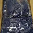 Folding Chair Covers Navy, Spandex Chair Slipcovers 6 PCS, Universal Fitted Chair Slipcovers for Wedding, Party, Banquet, Holidays, Celebration