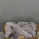 Cozy Bliss Faux Fur Throw Blanket for Couch, Fuzzy Soft Plush Thick Bubble Blanket for Sofa Bedroom Living Room, 50 * 60 Inches Tie-dye Taupe