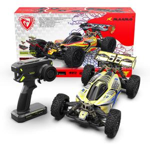 AMORIL RLAARLO 1/8 Dragon Knight Electric Brushless RC Car for Adults with 80km/h,4X4 RTR Off-Road Buggy,Hobby Racing Competition Grade, Charger and Battery Excluded