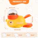 Dog Interactive Treat Dispenser, Duck Treat Dispenser for Dogs to Train Problem-Solving Skills, Food Puzzle Slow Feeder for Small & Large Cats Dogs