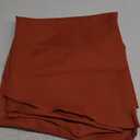 sancua Round Tablecloth - 60 Inch - Water Resistant Spill Proof Washable Polyester Table Cloth Thanksgiving Decorative Fabric Table Cover for Dining Tables, Buffet Parties and Camping, Rust