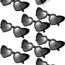 Frienda 9 Pairs Heart Shaped Sunglasses Bachelorette Heart Sunglasses Gift for Women Wedding Party Favors