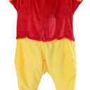 SWEETXIN Unise Kids Jumpsuit Cosplay Onesie One Piece Suit for Girls Boys Halloween Character Costume Dress Up Party (12 Years, Winnie the Pooh)