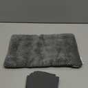 UNCN Wide Microwave Heating pad with Washable Cover 9.5 x 16in Microwavable Hot Pad for Neck Shoulder, Cramps, Back Cordless Warm Compress Weighted Moist Heat Pack for Aches, Unscented (Grey)