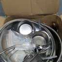 Chafing Dishes for Buffet 2 Pack, 6QT [Worry-Free Assemble] Round Chafing Dish Buffet Set [Elegant Gold and Silver Colors] Stainless Steel Chafers and Buffet Warmers Sets for Parties with Complete Set