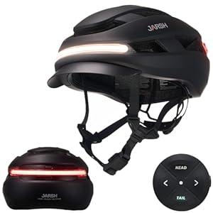 JARSH Commute Smart EBike Helmet with Lights | NTA-8776 Certified for Electric Bikes, Scooters | Cycling Helmet Night Ride | Turn Signal | Fidlock Buckle | Electric Bike Helmet for Adults, Men, Women, Large