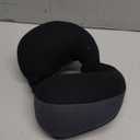 INFANZIA Kids Chin Supporting Travel Neck Pillow, Helps Support Head and Neck, Comfortably Designed for Head, Neck, and Chin Support - Ideal for Toddlers and Children,Black