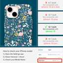 Magnetic for iPhone 15 Case Cute for Women, [Compatible with Magsafe][Drop Protection] Slim Colorful Flowers Oil Painting Printed Girly Floral Phone Case for iPhone 15