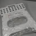 Delxo Folding Step Stool, 11 Inch Non-Slip Foldable Step Stools for Kids and Adults, Portable Foldable Step Stool Lightweight Small Folding Stool with Handle for Kitchen Bathroom in White, 1 Pack