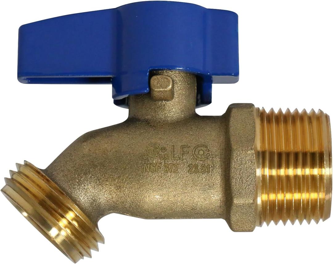 3/4" Garden Hose Threaded Hose Bibb No Kink x 3/4" Male NPT