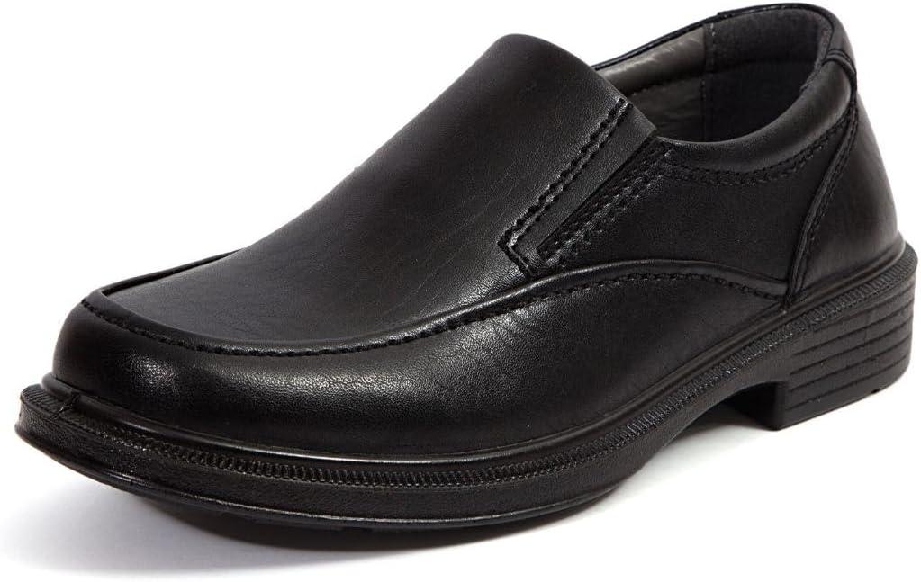 Deer Stags Boys' Larry Dress Comfort Slip-On Loafer/Black / 1 Little Kid