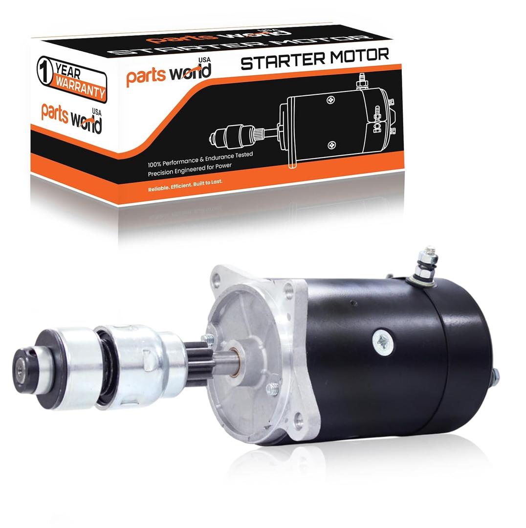 6V Starter for Ford 2000 (1961-64) NAA Jubilee 1952-1954 & 1954 1955 F-100 Tractors 501 601 701 801 901 4000 New Holland 4030 4031 4040 4140 C3NF-11001-A C3NF-11002-D FAC-11002G SFD0047 1 Year Support