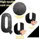 2 x Pre-Strung Black Glitter Retirement Banner,(No DIY)Funny Retirement Party Decorations"I QUIT, CTRL+ALT+RETIRE" Farewell banner,Party Supplies,Gifts and Decorations