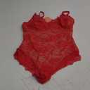 FeelinGirl Shapewear Bodysuits for Women Lace Shapewear Tummy Control V-Neck Sleeveless Bodysuit Tops Jumpsuit S