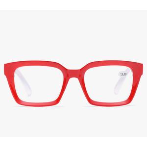 Retro Style Square Reading Glass Big Eyeglass Frames Large lens. +2.0