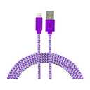CellCandy Lightning 10 F Braided Cable Purple