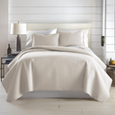 California Oversized King Quilt Bedding, Natural Beige