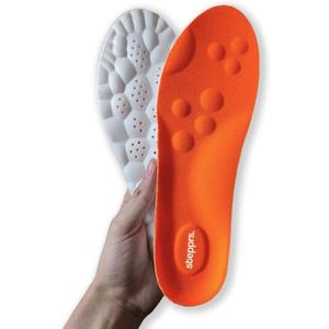 Original Stepprs Comfort Shoe Insoles for Men Women Adjustable Size 4D Memory Foam Cloud Soles Arch Support Improved Posture (Orange, US W 6.5-9)