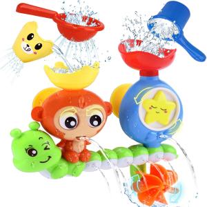 Bath Toys for Kids Ages 1-3 Toddler Bath Toys for Babies 1 2 3 Year Old Boys Girls Water Bathing Tub Toy for 12 18 Months Infant with Cups