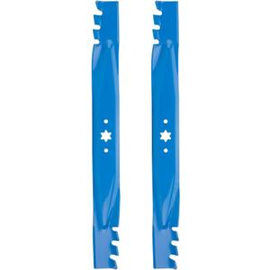 46 inch Mulching Blades for Cub Cadet XT1 XT2 ZT1 ZT2 LT46 LTX1045 LTX1046, MTD/Craftsman/Troy Bilt 46" Deck Mowers Replace 942-04290-X 942-04290 942-04244 742-04244 742-04290 (6 Point Star), Blue