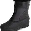 POLAR Mens Muck Nylon Strap Lace Up Duck Snow Winter Flat Rain Outdoor Boots EU 41