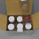 Norcalway 6pcs 12oz Plastic Juice Bottles with Caps, Reusable Juicing Bottles, Clear Drink Containers with Lids for Juicing, Smoothie and Other Beverages