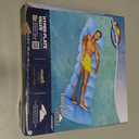 Swimways Comfort Cloud Pool Lounger with Fast Inflation & Headrest Pillow, Oversized Inflatable Pool Floats for Adults (Lounger with Hyper-Flate Valve)