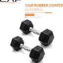 CAP Barbell Coated Dumbbell Weight | Multiple Options Pairs & Sets
