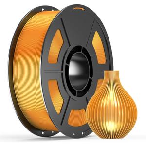 IEMAI High Speed PETG 3D Printer Filament 1.75mm, 300mm/s Fast Printing, 1kg Spool (2.2lbs) Dimensional Accuracy +/- 0.02mm, for Bambu Lab, FDM Printers, Metal Gold