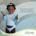 Little Me Baby-Girls Little Girls' UPF 50+ Sun Protection One Piece Swimsuit (4T, Pink Ice Cream Stripe)