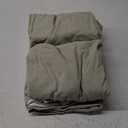 MILDLY Super Soft Duvet Cover - 100% Washed Microfiber October Mist Sage Comforter Cover Set 3 Pieces with Zipper Closure & Corner Ties (No Comforter) (California King (104"x98"))