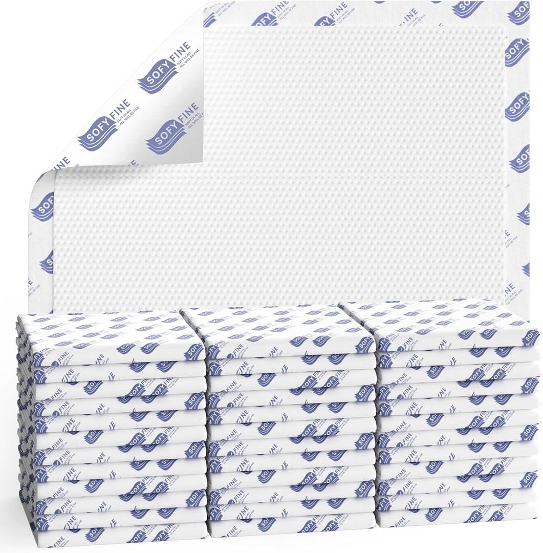 Tear Resistant Bed Pads 36"x36" Disposable Extra Large 135 Gram Heavy Duty Absorbency Adults Incontinence Chucks, XXL Thicken Puppy Pee Pads,10X Absorbency 360 Lb Transfer[30 Pads]