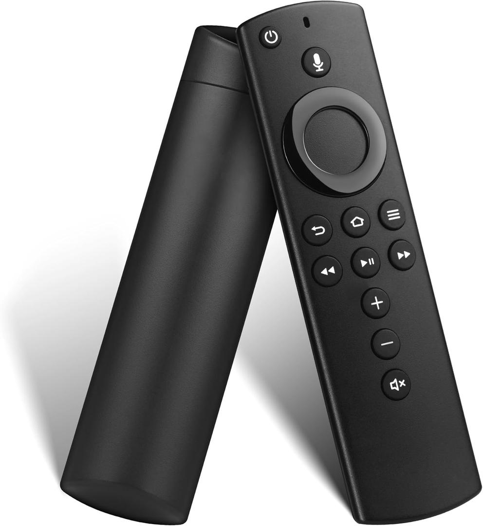 Voice Remote Replacement Compatible with Fire Smart Stick(2nd Gen/Lite),Stick 4K,TV Cube,for Some Hisense/TCL/3rd Gen Smart TVs