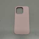 AOTESIER Shockproof Designed for iPhone 14 Pro Case 6.1 inch,[Silicone Slim Series] Rubber Full-Body Protection Bumper Phone Case for 14 Pro with Soft Anti-Scratch Lining, Chalk Pink