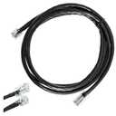APG Printer Interface Cable CD-101A, RJ12 6-Pin to RJ45 8-Pin Male,Cash Drawer to Receipt Printer Connection, Compatible with Star TSP Series & Select Epson Printers (Black-5ft)