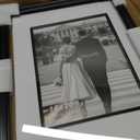 Yaetm 16x20 Black Picture Frame with Decorative Inner Frame & Tempered Glass, Display 11x14 Photos with Mat on Wall - Portrait or Landscape - Ideal for Office & Home Décor (Black, Single)