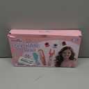 Dreamon 51 Pcs Hair Styling Tools - Hair Gem Stamper Kit and Automatic Hair Braider - Bling Hair Jewels for Girl with Reusable Shining Diamonds and Hair Chalk - Hair Salon Toys Christmas Birthday Gift