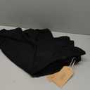 Mens Denim Baggy Pants with Cargo Pockets Mid Weight Casual Streetwear Wide Leg Jeans Hip Hop Skater Trousers (Large, A15 Black)