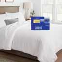 THREAD SPREAD Queen/Full Duvet Cover, 1000 Thread Count Sateen 1 Piece Egyptian Cotton Quality Duvet Cover, 100% Pure Cotton Comforter Cover, Zipper Closure, 7 Corner Ties - (White)