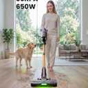 Cordless Vacuum Cleaner, 650W 55Kpa 70Mins Cordless Stick Vacuum with Hurricane Mode, 1.8L Cup, Anti-Tangle Vacuum Cordless, Self-Standing Vacuum Cleaners for Home Pet Hair Carpets