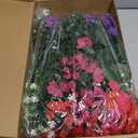 16 Bundles Artificial Flowers for Outdoors, UV Resistant Silk Faux Flowers for Outside Planters,Garden,Porch,Yard,Home Decor(Mixed Color)