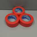 KIWIHUB Red Painters Tape,2 inch x 60 Yards x 3 Rolls (180 Yards Total) - Medium Adhesive Masking Tape for Painting,Labeling,DIY Crafting,Decoration and School Projects