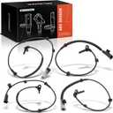 A-Premium ABS Wheel Speed Sensor Compatible with Chevrolet Models - Sonic 2012-2020 - Front and Rear Driver and Passenger Side, 4-PC Set, Replace# 95231662, 95164925