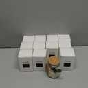 MTLEE 12 Sets Wedding Favors for Guests Wedding Candle Gifts Glass Candle Jars Bulk Scented Soy Wax Candle Set with DIY Tag Cards for Bridesmaid Bridal Shower Wedding Party Favors (Green Leaves)