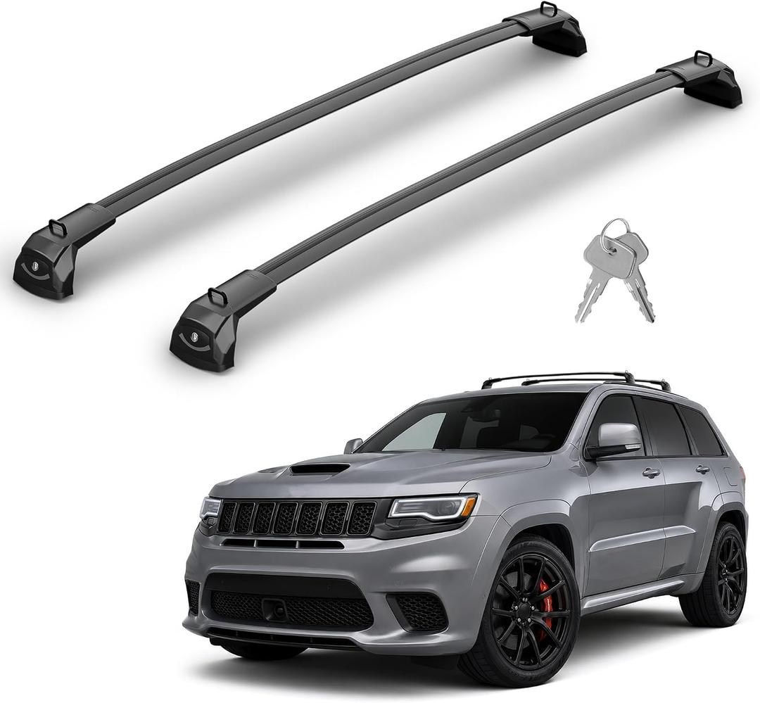 360Lbs Roof Rack Cross Bars Compatible with Jeep Grand Cherokee 2011-2022