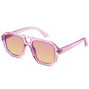 livho Trendy Polarized Square Aviator Sunglasses Women Men Square Eyewear Frame, Retro Sun Glasses for Women Men 2025 Shades