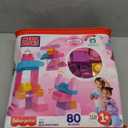 Mega Brands 08328 Mega Bloks - Big Building Bag 80 Piece44; Pink