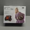 CRECAD Shiatsu Neck Massager with Heat, Cordless Portable Cervical Traction Device with 10-Minute Timer for Full Body Muscle Pain Relief, Electric Deep Tissue Kneading Massage Pillow(Black)