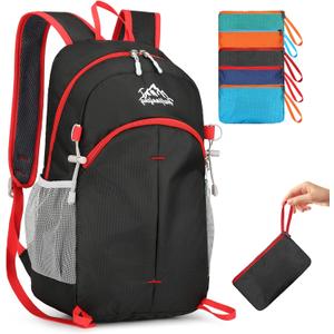 20L Small Hiking Backpack, Lightweight Foldable Daypack Water-resistant Travel Camping Packable Backpack